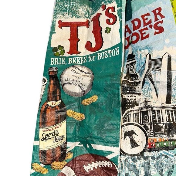 NWT Trader Joe’s uni-corny Reusable Shopping Bag Carry Tote - Picture 5 of 6